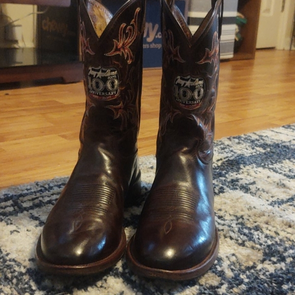 Men’s Tony Lama 100th Anniversary Cowboy Boots - Picture 2 of 2